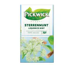 Dirk Pickwick Sterrenmunt kruiden thee aanbieding