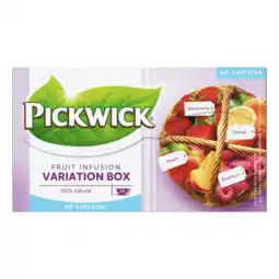 Dirk Pickwick Vruchtenthee fruitvariatie 20 zk aanbieding