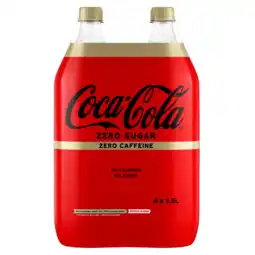 Dirk Coca-Cola Zero caffeinevrij 4x 1.5 l aanbieding