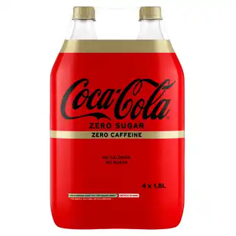 Dirk Coca-Cola Zero caffeinevrij 4x 1.5 l aanbieding