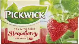 Dirk Pickwick Aardbei fruit thee aanbieding