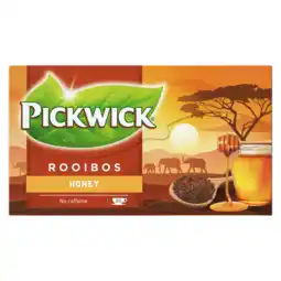 Dirk Pickwick Honing Rooibos thee aanbieding