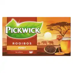 Dirk Pickwick Honing Rooibos thee aanbieding