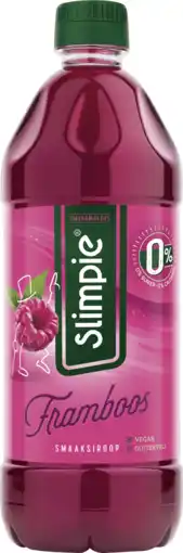 Dirk Slimpie Limonadesiroop framboos aanbieding