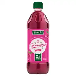 Dirk Slimpie Limonadesiroop framboos aanbieding