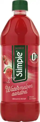 Dirk Slimpie Limonadesiroop watermeloen 0% aanbieding