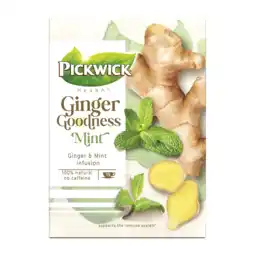 Dirk Pickwick Ginger goodness thee mint 15 zakjes aanbieding