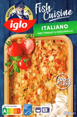 Dirk Iglo Fish cuisine Italiano aanbieding