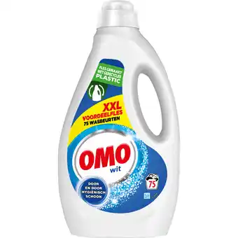 Dirk Omo Vloeibaar wasmiddel semiconc wit 75 wasbeurten aanbieding