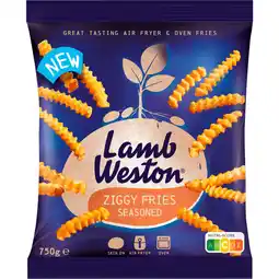 Dirk Lamb Weston Ziggy fries seasoned aanbieding
