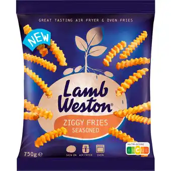 Dirk Lamb Weston Ziggy fries seasoned aanbieding