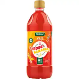 Dirk Slimpie Kids limonadesiroop aardbei banaan aanbieding