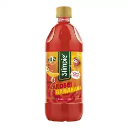 Dirk Slimpie Kids limonadesiroop aardbei banaan aanbieding
