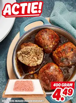 Dekamarkt Dekavers mager rundergehakt aanbieding