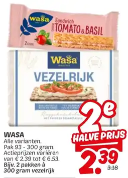 Dekamarkt Wasa aanbieding