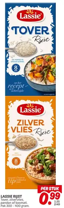 Dekamarkt Lassie rijst aanbieding