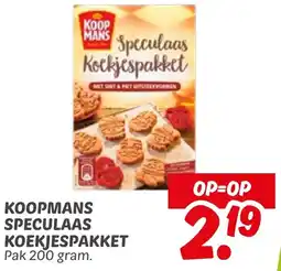 Dekamarkt Koopmans speculaas koop mans aanbieding