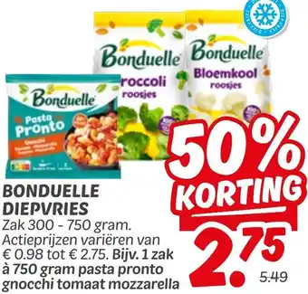Dekamarkt Bonduelle diepvries aanbieding