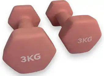 Bol.com Dumbell 2 x 3 kg aanbieding