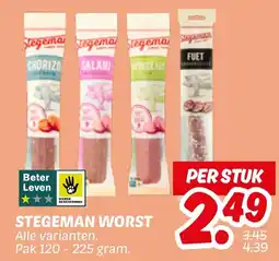 Dekamarkt Stegeman worst aanbieding