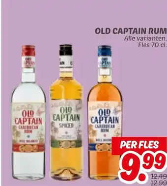 Dekamarkt Old captain rum aanbieding