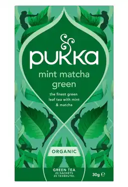 De Online Drogist Pukka Mint Macha Green Thee aanbieding