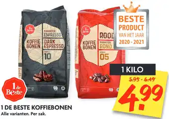 Dekamarkt 1 de beste koffiebonen aanbieding