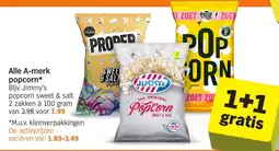 Albert Heijn Alle A-merk popcorn aanbieding