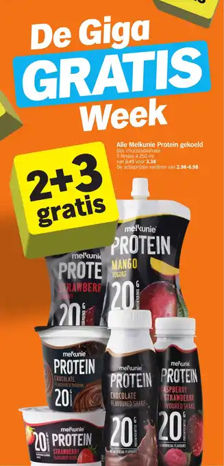 Albert Heijn Alle Melkunie Protein gekoeld aanbieding