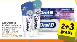 Albert Heijn Alle Oral-B en Prodent tandpasta aanbieding
