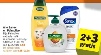 Albert Heijn Alle Sanex en Palmolive aanbieding