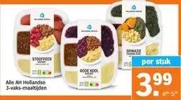 Albert Heijn Alle AH Hollandse 3-vaks maaltijden aanbieding