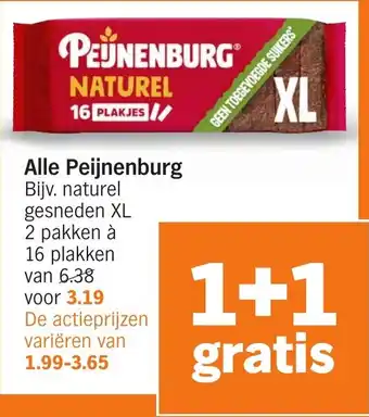 Albert Heijn Alle Peijnenburg aanbieding