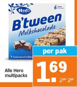 Albert Heijn Alle Hero multipacks aanbieding