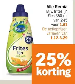 Albert Heijn Alle Remia aanbieding