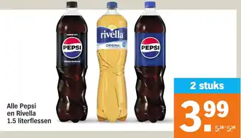 Albert Heijn Alle Pepsi en Rivella aanbieding