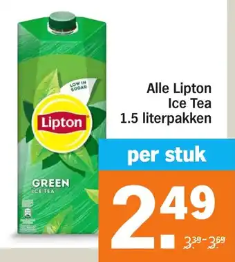 Albert Heijn Alle Lipton Ice Tea aanbieding
