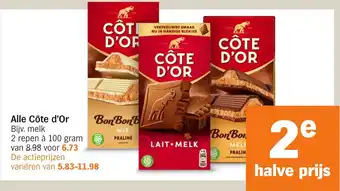 Albert Heijn Alle Côte d'Or aanbieding