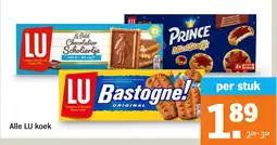 Albert Heijn Alle LU koek aanbieding