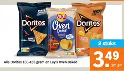Albert Heijn Alle doritos en lay's oven baked aanbieding
