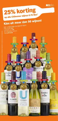 Albert Heijn Op alle chileense wijnen aanbieding