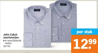 Albert Heijn John Cabot overhemden aanbieding
