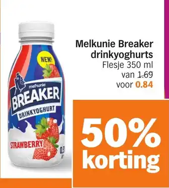 Albert Heijn Melkunie Breaker drinkyoghurts aanbieding
