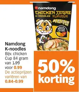 Albert Heijn Namdong K-noodles aanbieding