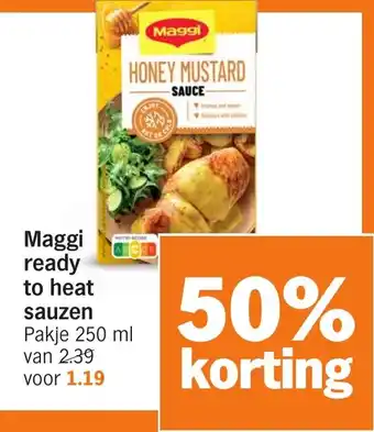 Albert Heijn Maggi ready to heat sauzen aanbieding