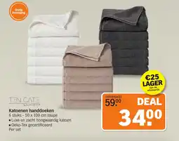 Albert Heijn Katoenen handdoeken aanbieding