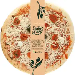 Dirk Daily Chef Pizza mozzarella basilicum aanbieding