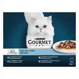 Dirk Gourmet Kattenvoer perle zee duo 12 st aanbieding