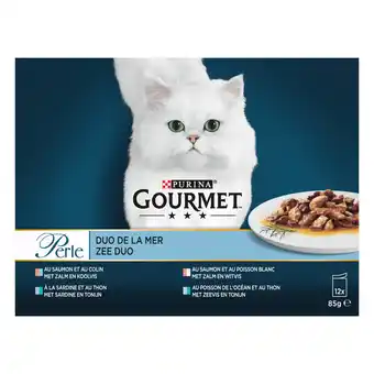 Dirk Gourmet Kattenvoer perle zee duo 12 st aanbieding