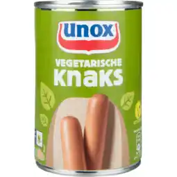 Dirk Unox Knaks vegetarisch aanbieding
